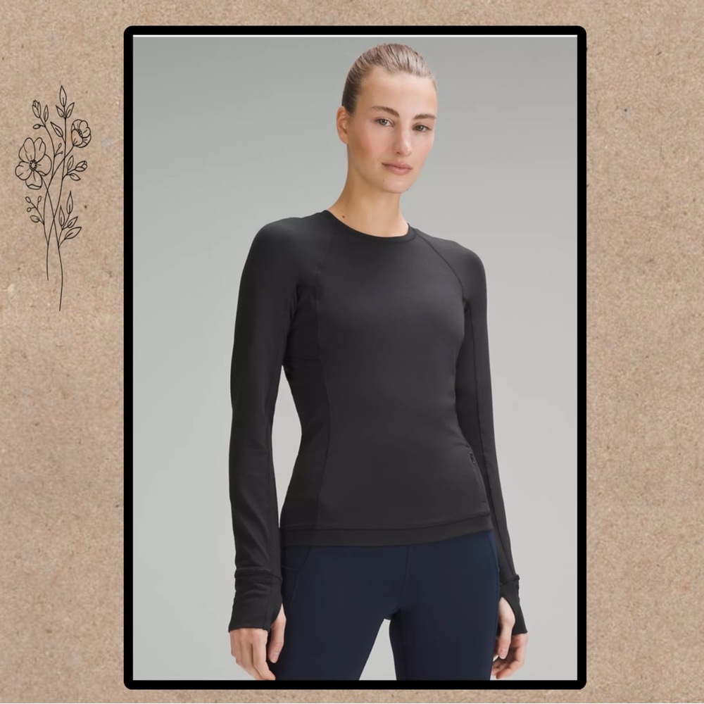 Lululemon It’s Rulu long sleeve black. Size 12. Great used condition.